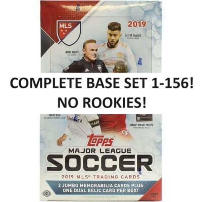 2019 Topps Major League Soccer MLS Base Set 1-156! 156 Cards! No Rookies!