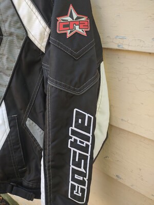 Castle X CR2 Racing Snowmobile Jacket Vented Teen Size Large Black