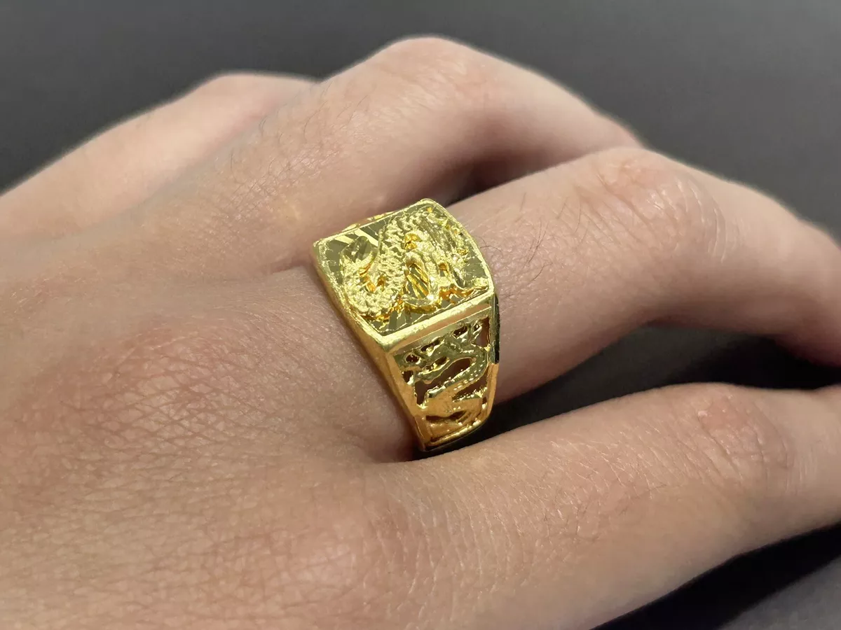 Ebay yellow shop gold rings