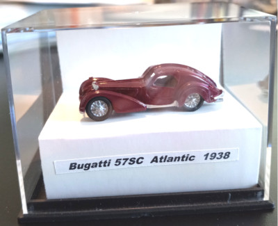 HO 1:87 model of 1938 Bugatti 57SC Atlantic. New, never out of case.
