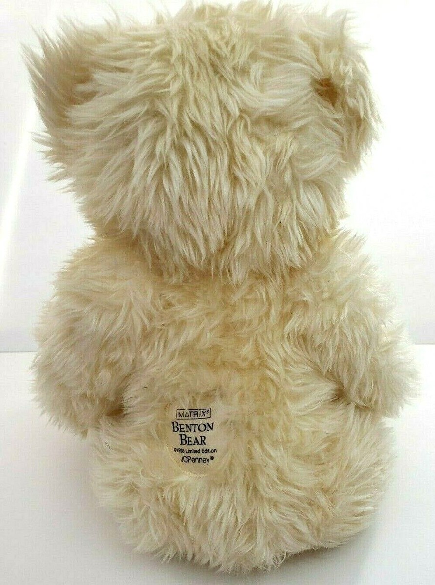 Matrix Benton Bear 1998 Limited Edition JC Penney Ivory 12