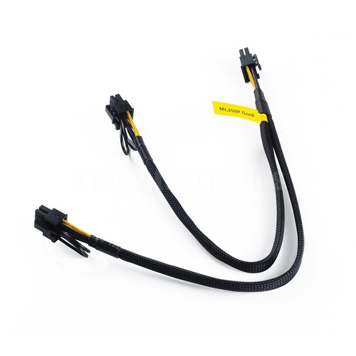 New 8pin to Dual 8pin For HP ML350P G8 Motherboard GPU Power Supply Cable 35cm - Picture 8 of 18