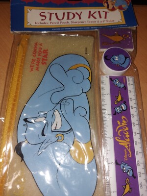 Vintage Study Kit Disney GENIE Aladdin Item#5858 Impact 