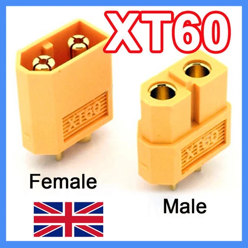 20pcs 10pcs Male Female XT-60 Bullet Connectors Plugs XT60 For RC Lipo Battery - Picture 11 of 13