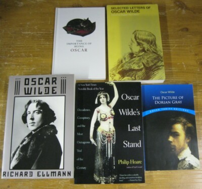 Oscar Wilde 5 Books Biography Ellmann Selected Letters Salome Last Stand Dorian