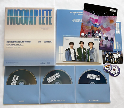 SEVENTEEN INCOMPLETE 2021 SEVENTEEN ONLINE CONCERT Blu-ray SEVENTEEN INCOMPLETE 2021 SEVENTEEN ONLINE CONCERT Blu-ray