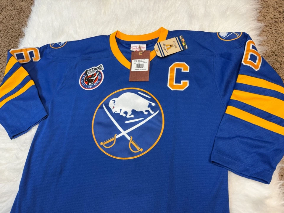 Camiseta deportiva Buffalo Sabres Pat Lafontaine Mitchell & Ness 1992-1993 niños talla L/XL Foto 2 de 4