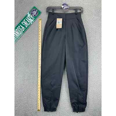 Nike Tech Pack High Rise Pants Womens Extra Small Black Minimalist Jogger XS NEW