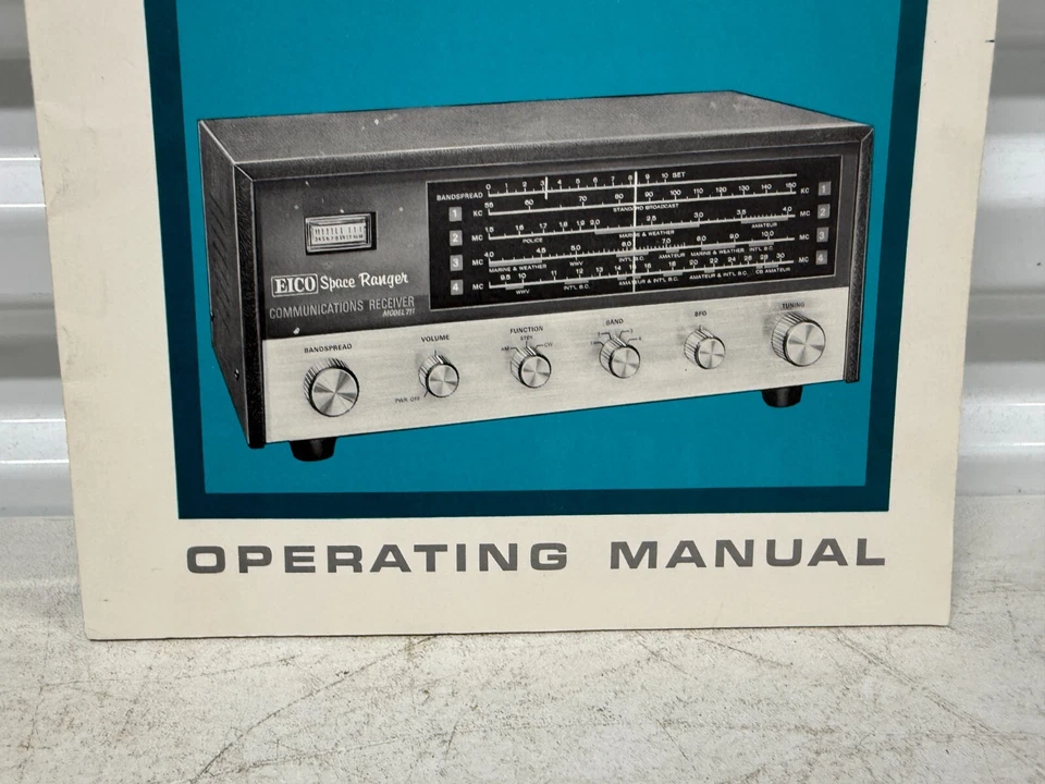 Vintage EICO Model 711 DX-711 Space Ranger Solid State Communication Receiver - Image 2 of 4