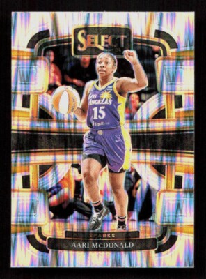 2024 Panini Select WNBA - Concourse Flash Prizm Aari Mcdonald #91