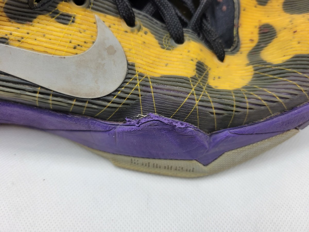 Nike Zoom Kobe 7 VII Poison Dart Frog Black Purple Mens Sneakers