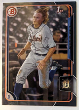 2015 BOWMAN PAPER 1ST BOWMAN SILVER CAM GIBSON 101/499