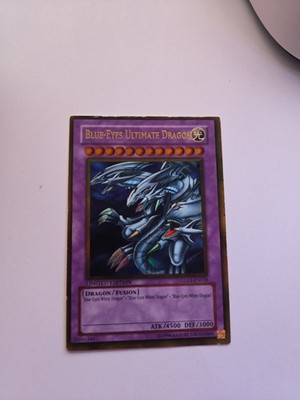 Yugioh Blue-Eyes Ultimate Dragon Limited Edition Gold Ultra Rare GLD1-EN028