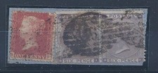 1855-64 Great Britain, # 22nd Pair + # 26 Used