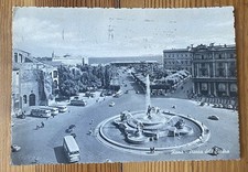 Vintage Post Card Piazza della Repubblica Roma Italy 60s
