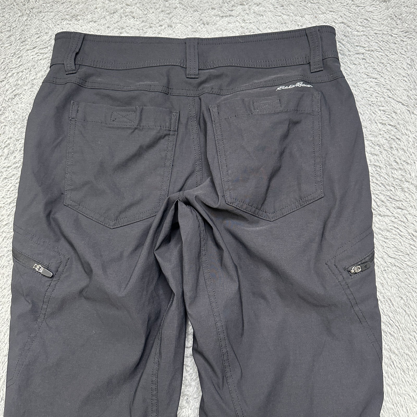First Ascent Pants Mens 30x32 Black Cargo FLAW Eddie Bauer image 9
