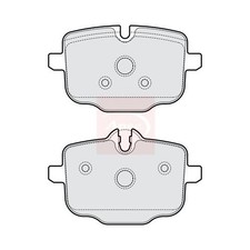 BMW 8er Gran Coupé G16 F93 2019 Bremsbeläge Hinten APEC PAD2269