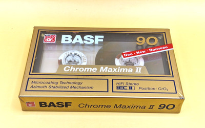 BASF CHROME MAXIMA II 90     Blank Audio  Cassette Tape (Sealed) New