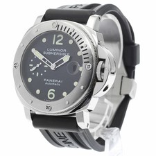 Panerai Luminor Submersible PAM00024 Automatic 44mm Box Papers Black Men's Watch 3