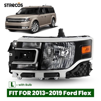 Halogen Headlight For 2013-2019 Ford Flex With Bulb Left Driver Side DA8Z13008C