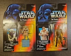 Star Wars Power of the Force Yoda and Dagobah Luke Skywalker Action Figures MOC