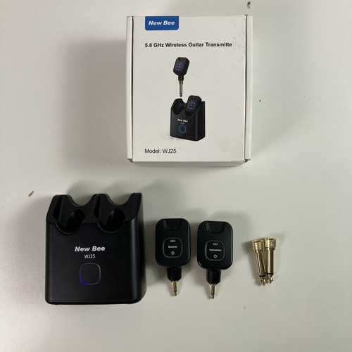 New Bee Wireless Guitar System 5.8GHz w Charging Box 6 Channels 30H Work Time
