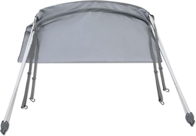 Bimini Top Sun Shade Canopy Cover with Aluminum Frame for Mariner, Seahawk, Excu