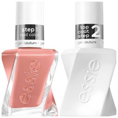 Essie Gel Couture Nail Polish Kit, #60 Pinned Up +Top Coat, 0.46oz each