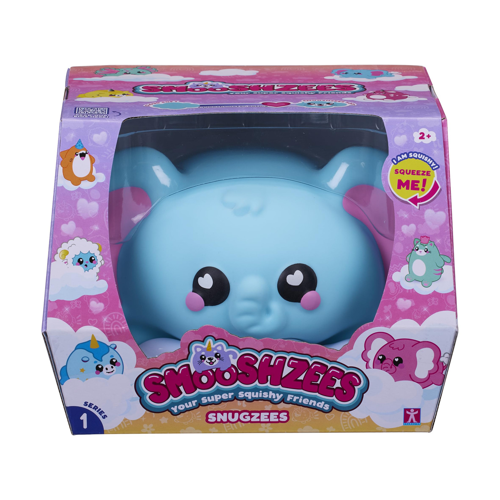 Сладости Smooshzees, Луна, Синий слон, Коллекционные персонажи, Супермягкие, Жвачка