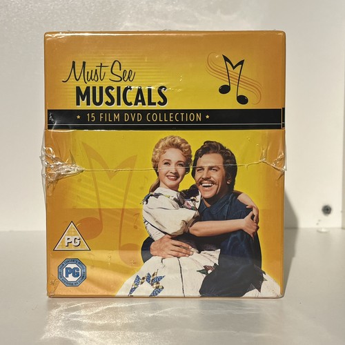 Must See Musicals 15 All Time Hollywood Movie Collection Boxset Sealed UK R2 DVD - Picture 4 of 6
