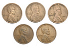 1931 LINCOLN WHEAT CENTS, All Phil., 5 coin lot          Combined shipping avail — photo 1