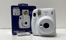 Fujifilm Instax Mini 11 Instant Film Camera Ice White With Box Tested