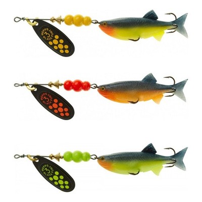 Mepps Black Fury Mino 1/4 oz Fishing Spinnerbait