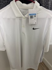 Men's Nike Golf Dri Fit Polo Medium White
