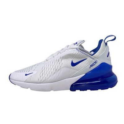 Nike Air Max 270 'Racer Blue' White Sneakers, Size 9.5 BNIB DH0268