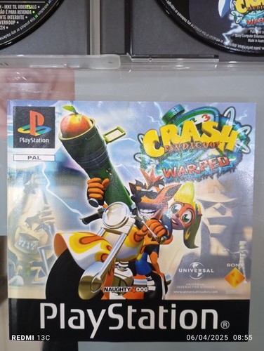 Gioco PlayStation PS1 Crash Bandicoot 3 Warped Black Label PAL ITA Completo - Picture 5 of 7