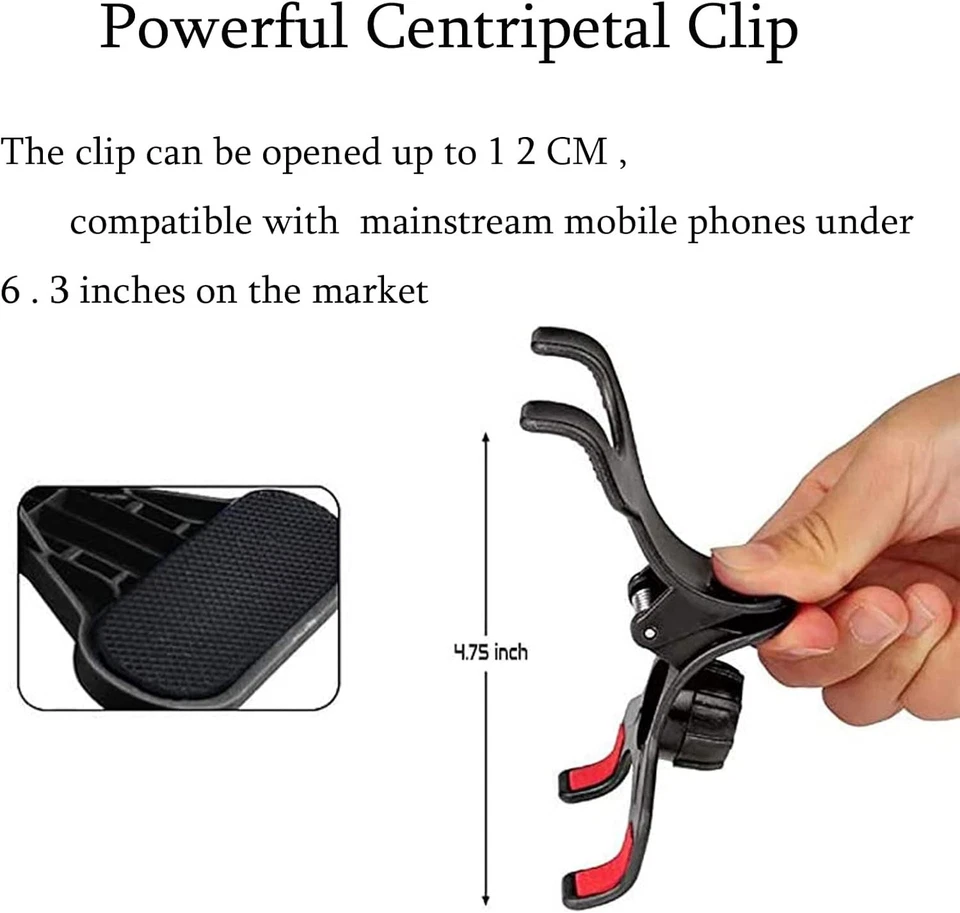 Porta Cellulare da Tavolo, Supporto universale a collo di cigno flessibile regol - Immagine 3 di 4