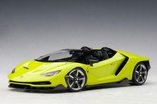 1:18 Autoart Lamborghini Centenario Roadster 2016 Spider Green AA79118 Model