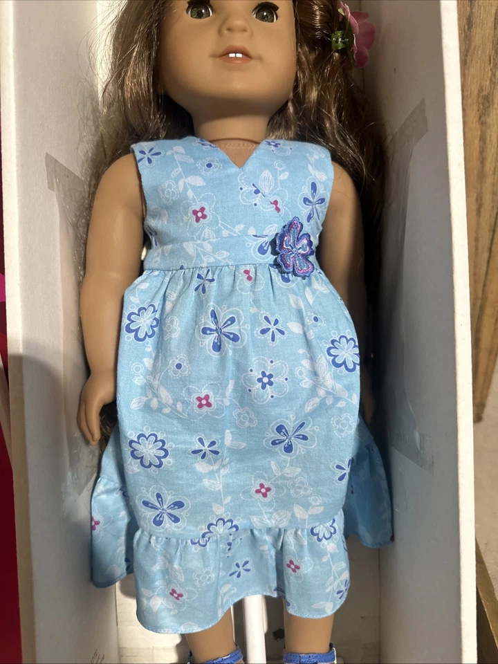 DE COLECCIÓN American Girl MUÑECA CANANI MEET OUTFIT Collar Corredor Zapatos Caja de Libros 18" Foto 4 de 4