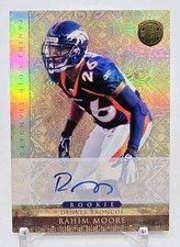 2011 Panini Gold Standard RAHIM MOORE Rookie Silver Auto /499 Denver Broncos 226
