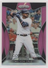 2019 Panini Prizm Tier II Pink Prizm Nelson Cruz #111 i8m