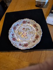 Signed Zsolnay Wall Plate Butterflies