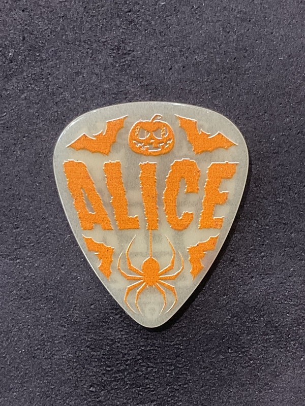 Alice Cooper MISFITS Halloween 2022 Glow Guitar Pick (O)