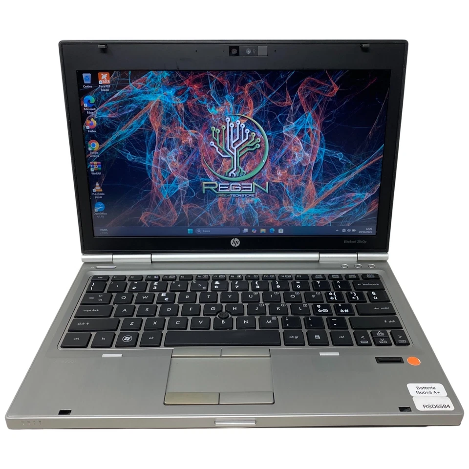 5584 PC Portatile Notebook 12” HP Elite 2560P i5 8Gb Ram 256Gb SSD Gar.12 Mesi - Immagine 2 di 4