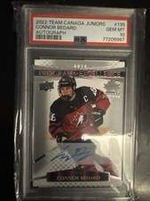 2022 Upper Deck Team Canada Juniors - Program of Excellence Connor Bedard #135