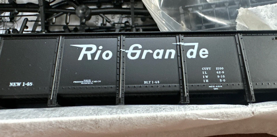 Red Caboose HO Kit #RC-5007-19 Steel Side Gondola D&RGW Rio Grande 46041 NY - Image 4 of 4