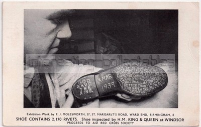 F.J.Molesworth of BIRMINGHAM - PIN POINT WORK - Stiefel- & Schuhreparatur COBBLER C5
