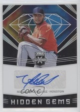 2020 Panini Elite Extra Edition Hidden Gems Black Nivaldo Rodriguez Auto 0ui8