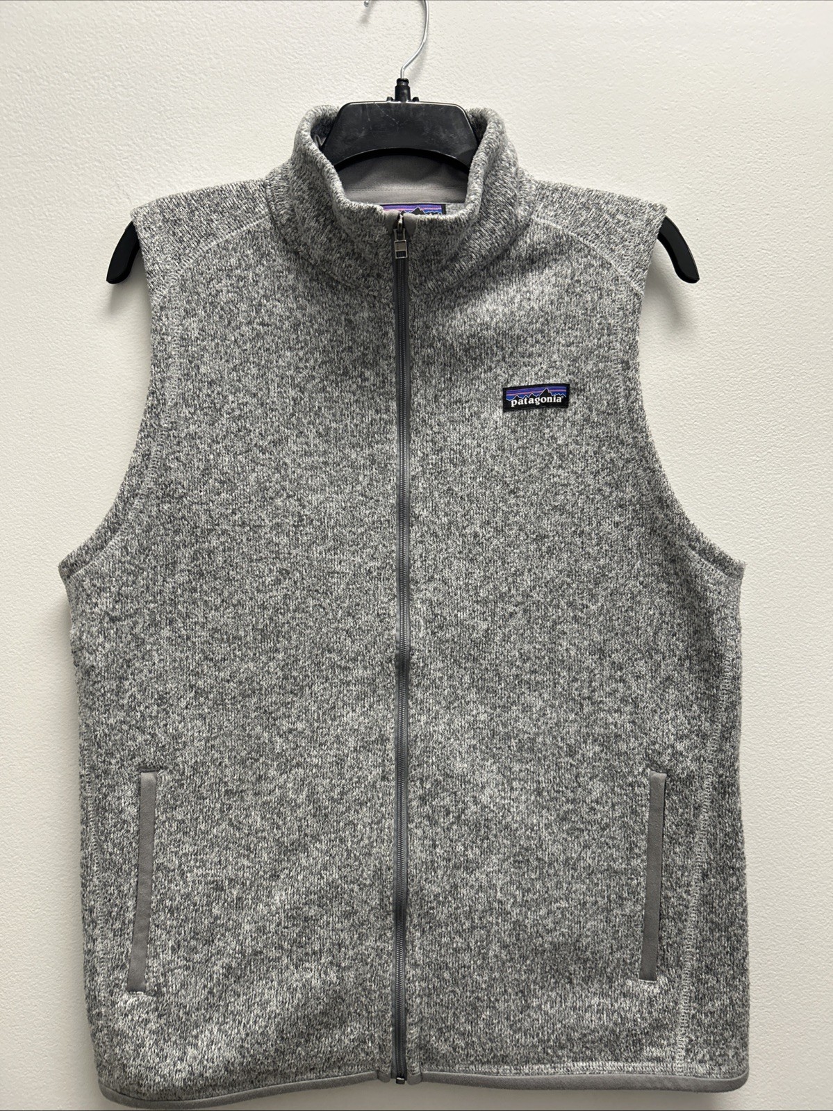 Patagonia Women's Better Sweater Vest Full Zip Gray Size L STY25886