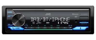 JVC KD-X482DBT -DAB+ USB JVC Remote App Android Music iPhone Bluetooth AUX Radio